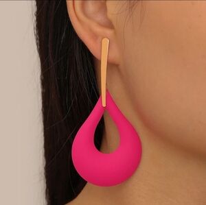 Fashion Candy Color Hollowed Water drop dangle earrings, Jewelry,Earrings